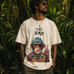 Lazy Bear Regular T-shirt printed