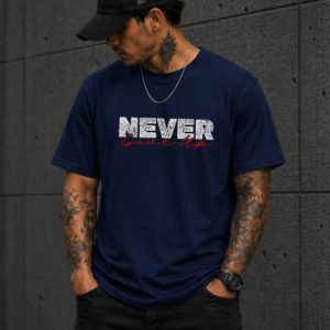 Never Give Up Oversized T-shirt