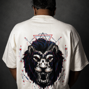 Lazy Bear Oversized T-shirt Lion