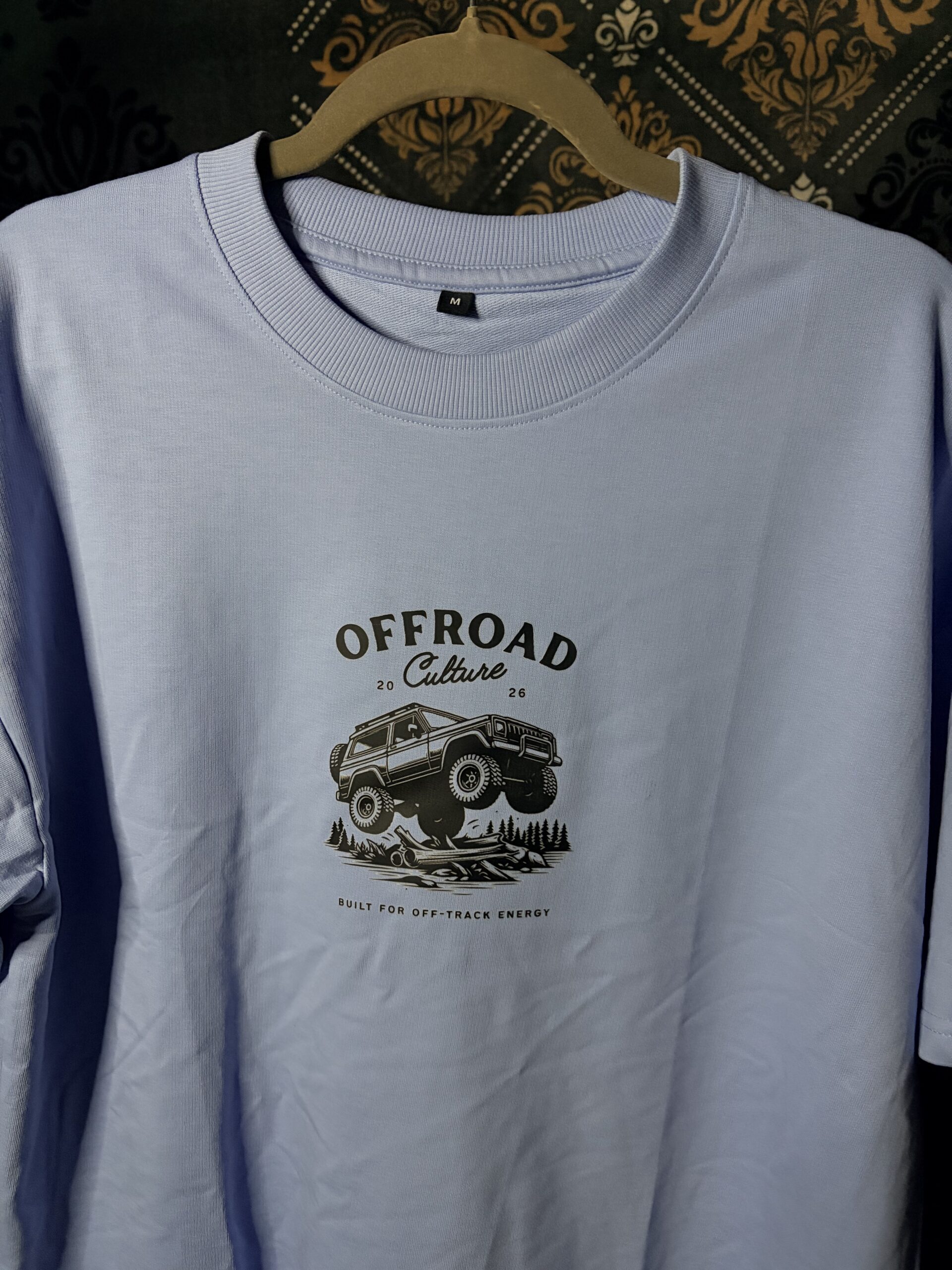 Lazy Bear Oversize Offroad deisgn t-shirt