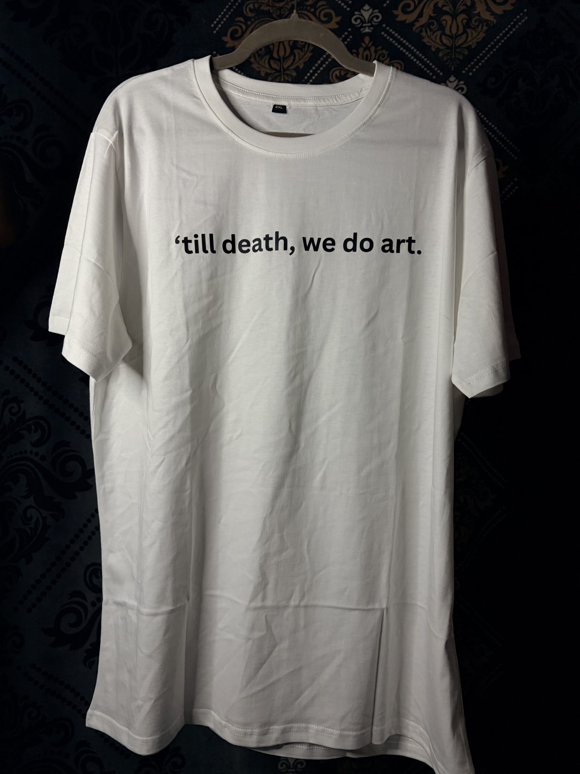 Lazy Bear Regular T-shirt till death, we do art - Image 2
