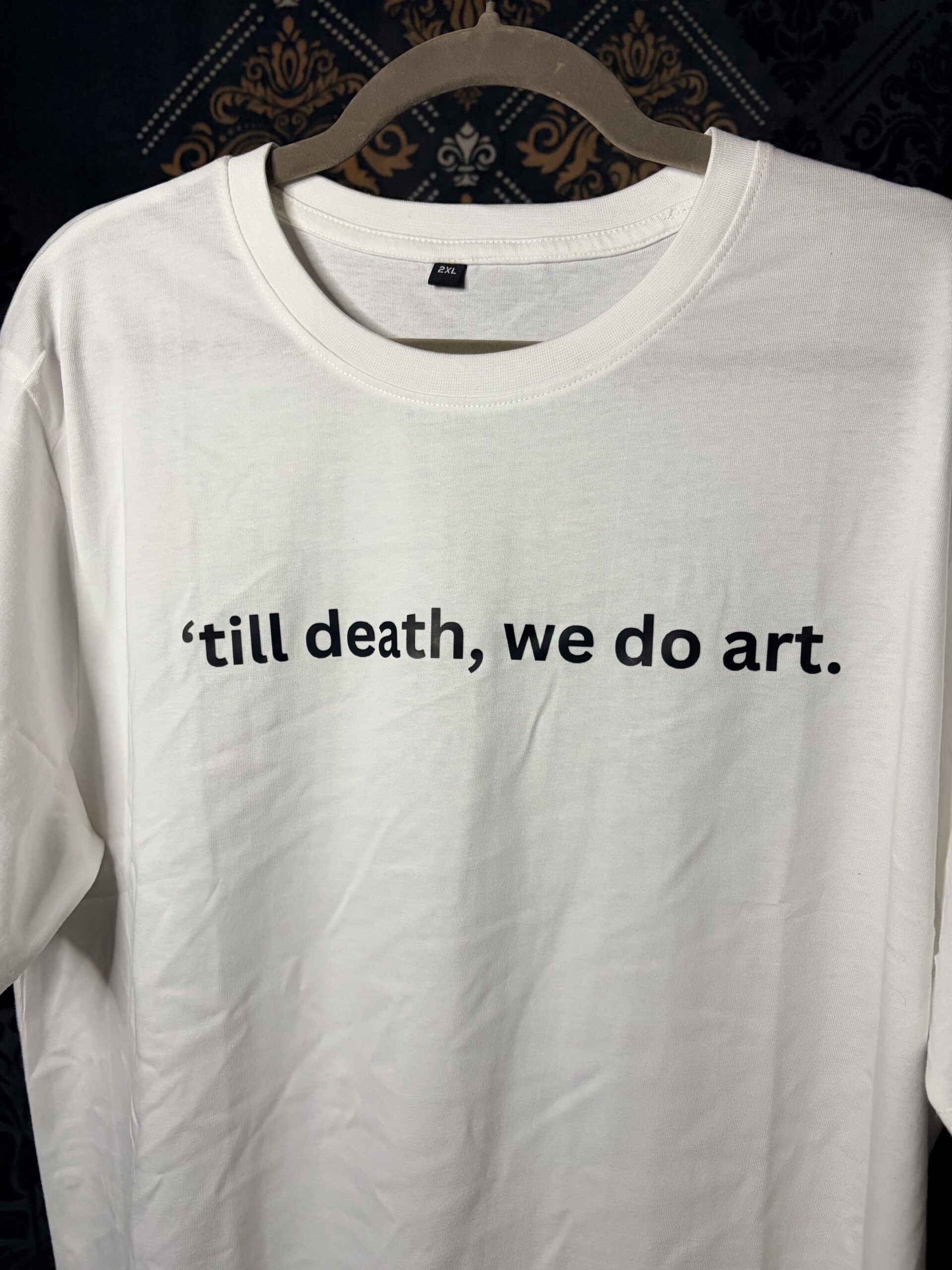 Lazy Bear Regular T-shirt till death, we do art